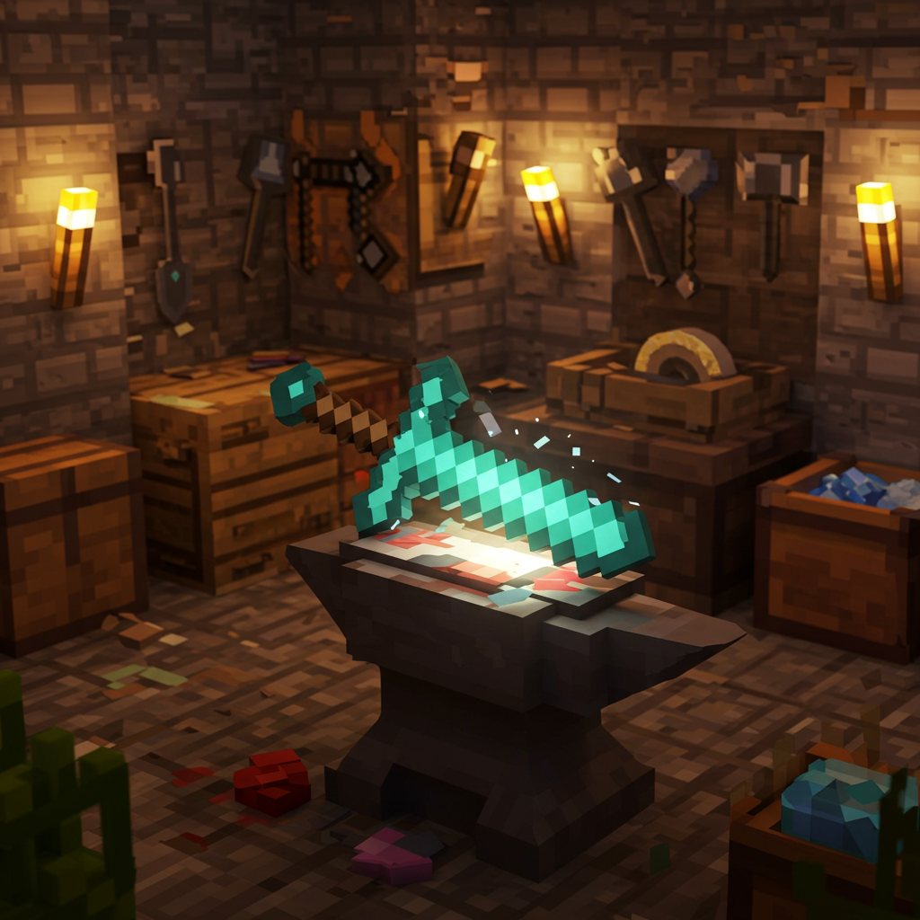 Can you repair weapons in Minecraft