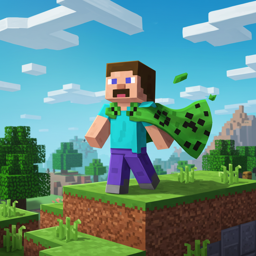 How to get the minecraft creeper cape