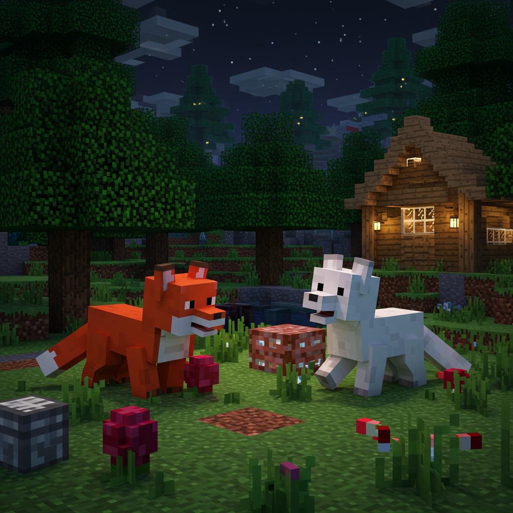Minecraft can you tame foxes