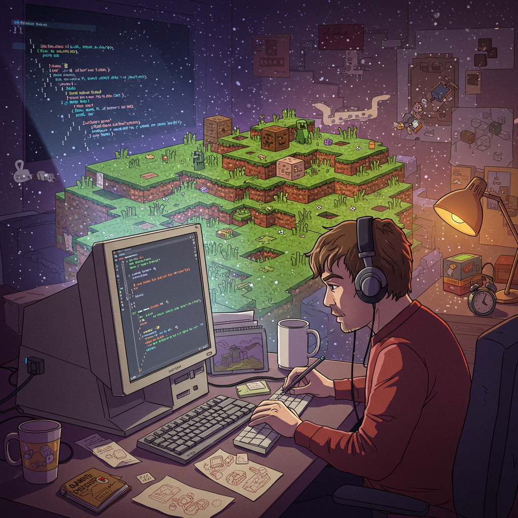 What did they use to make Minecraft?