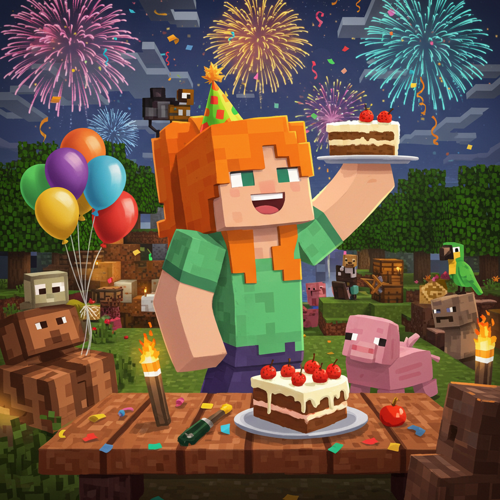 When is Minecraft Alex birthday