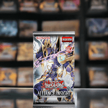 Load image into Gallery viewer, Yu-Gi-Oh Alliance Insight Booster Pack image showing packaging with trading card game artwork and branding.
