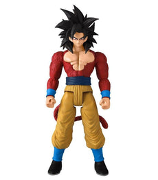 Dragon Ball Super Limit Breaker Series 12 Inch Super Saiyan 4 Goku action figure with long hair and detailed poseable design.