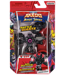 Akedo Beast Strike Battle Giants - Shadow Roach action figure in packaging.