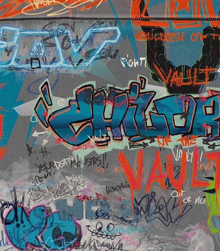 Graffiti design on Borderlands 3 Children of the Vault Messenger Bag.