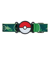 Load image into Gallery viewer, Pokemon Clip &#39;N&#39; Go Bulbasaur Belt Set with green adjustable strap and Pokeball clip.
