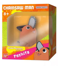 Load image into Gallery viewer, Chibi Masters Chainsaw Man Pochita figure in packaging with vibrant colors and iconic chainsaw nose.
