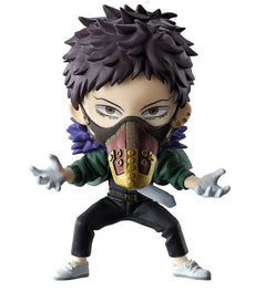 Chibi Masters My Hero Academia Overhaul figure with signature plague mask and detailed outfit.