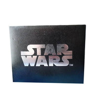 Load image into Gallery viewer, Star Wars Darth Vader Cufflinks packaging with Star Wars logo.

