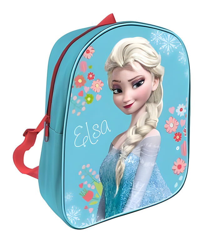 Frozen Elsa Children's Backpack with icy blue design featuring Elsa, perfect for young fans.