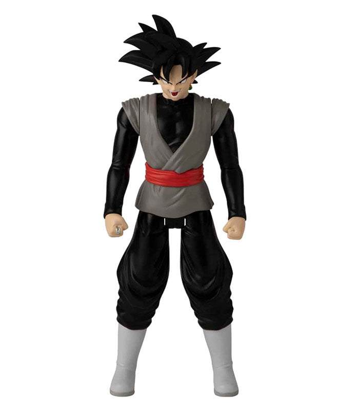 Dragon Ball Super Limit Breaker Series 12 Inch Black Goku action figure showcasing black and grey attire with Potara earrings.