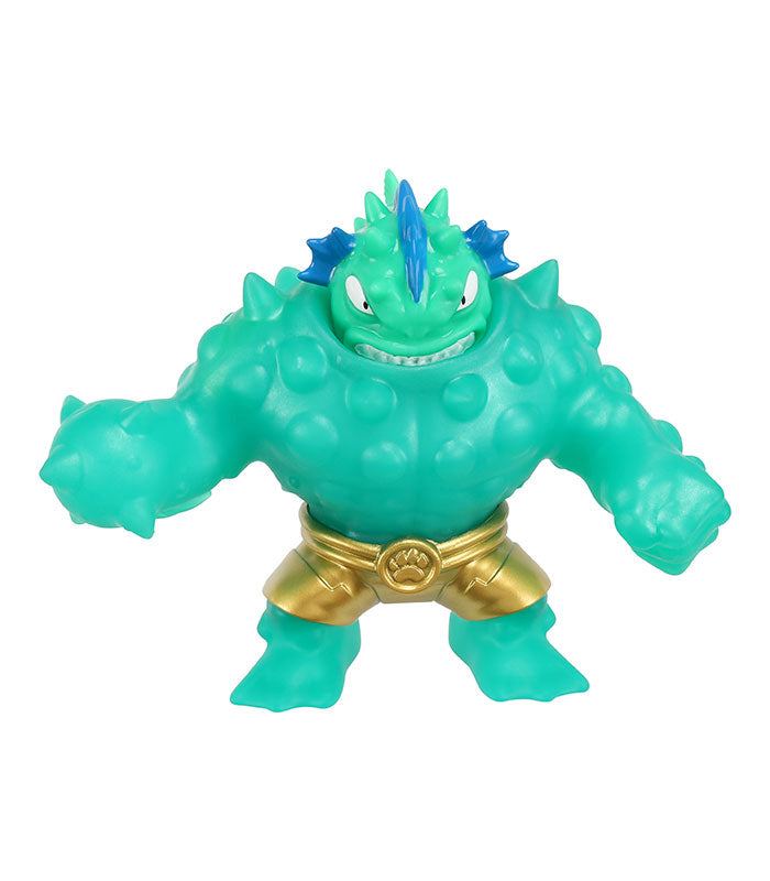 Goo Jit Zu Deep Goo Sea Foogoo action figure with spiky head and golden shorts.