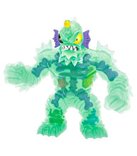 Load image into Gallery viewer, Goo Jit Zu Deep Goo Sea Horriglow action figure with glow-in-the-dark texture.
