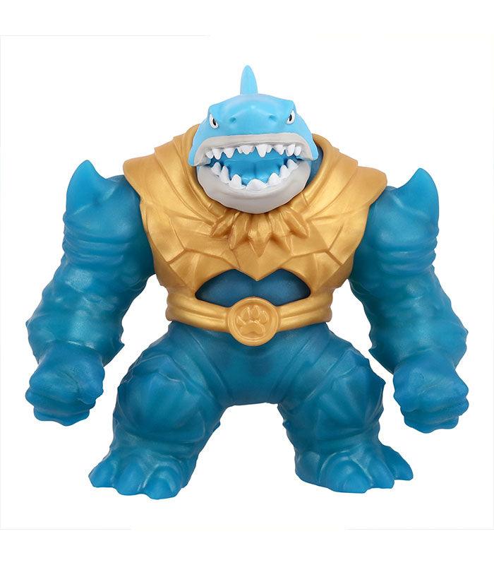 Goo Jit Zu Deep Goo Sea - Thrash toy figure with shark design and gold armor.