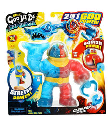 Heroes of Goo Jit Zu Deep Goo Sea Tyro with double goo power action figure packaging.