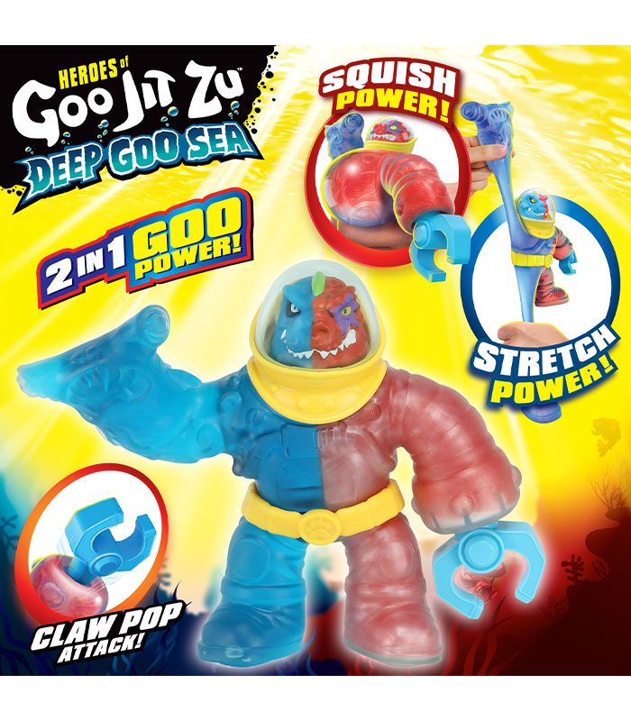 Heroes of Goo Jit Zu Deep Goo Sea Double Goo - Tyro Stretch and squish power
