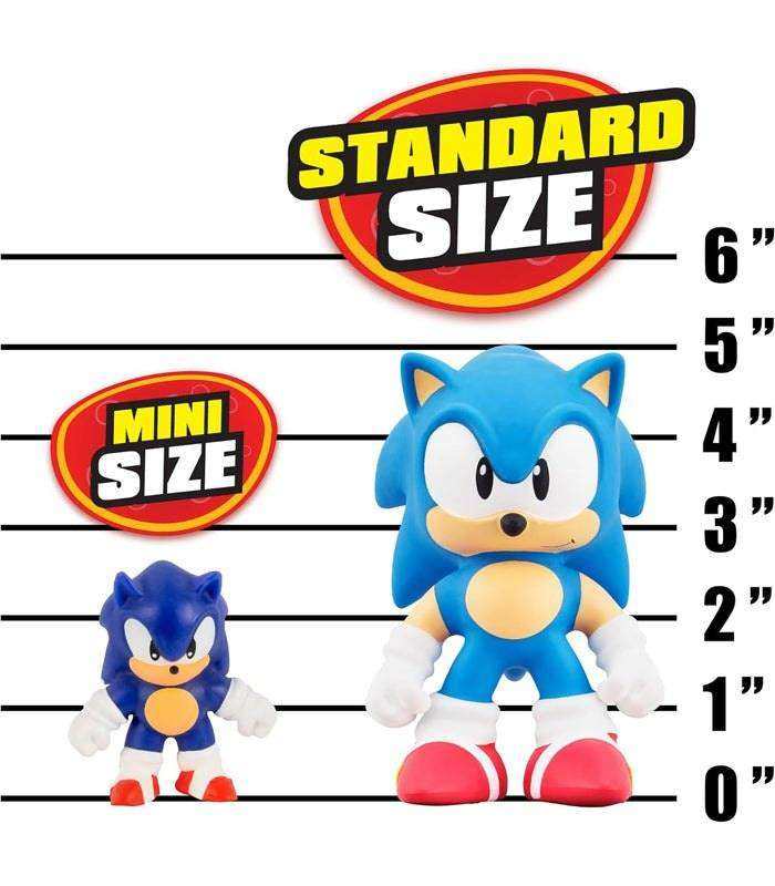 Heroes of Goo Jit Zu Minis Sonic The Hedgehog 6 Pack featuring stretchy, squishy mini figures of Sonic and friends.