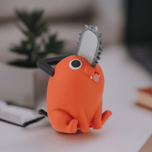 Load image into Gallery viewer, Chibi Masters Chainsaw Man Pochita figure with iconic chainsaw nose in chibi-style.

