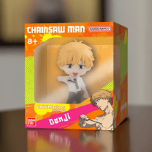 Load image into Gallery viewer, Chibi Masters Chainsaw Man - Denji figure in vibrant packaging.
