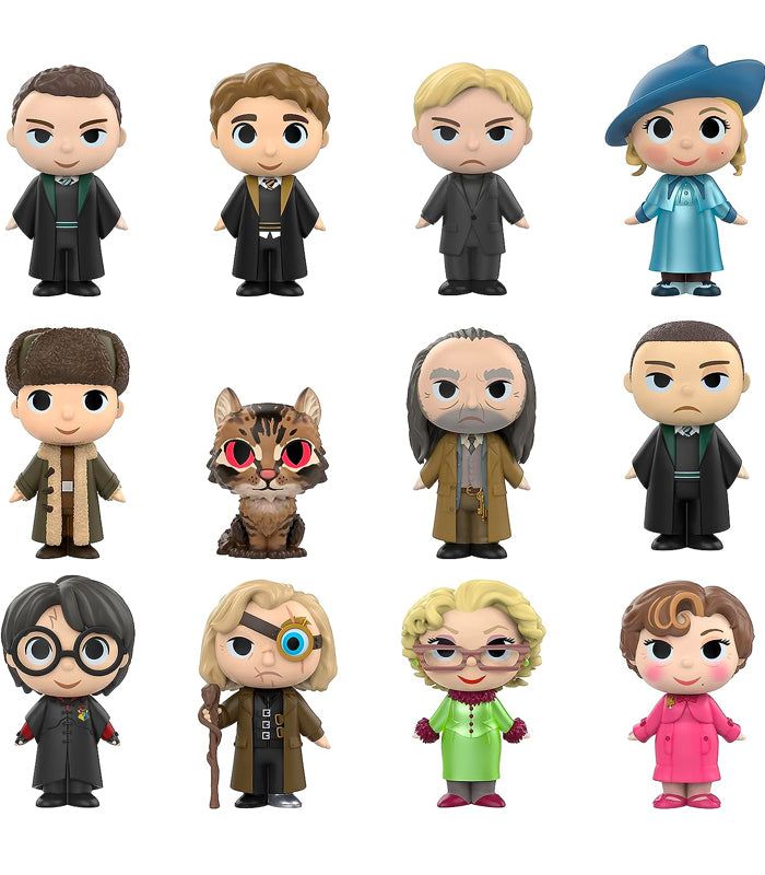 Funko Mystery Minis Harry Potter collectible figures featuring 12 iconic characters from the wizarding world.
