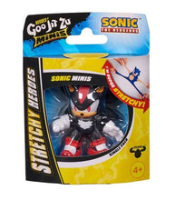 Load image into Gallery viewer, Heroes of Goo Jit Zu Minis Sonic The Hedgehog Shadow stretchable action figure in black and red packaging
