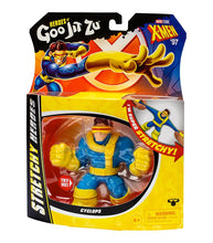 Load image into Gallery viewer, Heroes of Goo Jit Zu X-Men 97 Cyclops action figure in packaging, stretchy and gooey toy.
