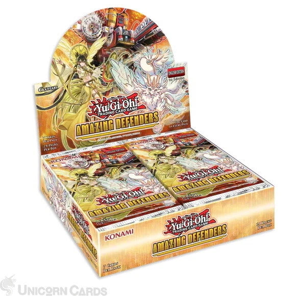 Konami Yu-Gi-Oh! Trading Card Game: Amazing Defenders Booster Box (English 1st Edition)