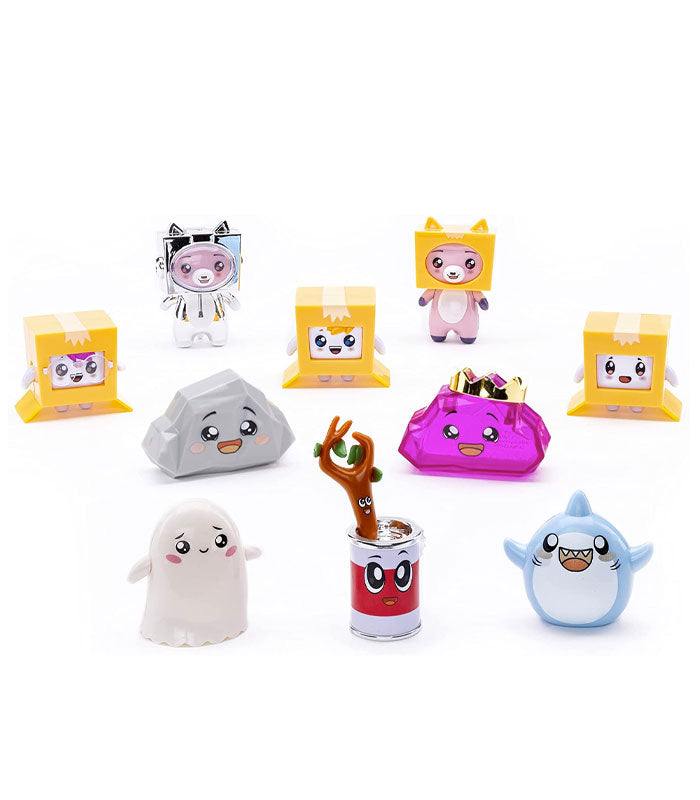 Lankybox Series 1 Mystery Fig collection featuring 10 unique collectible characters.