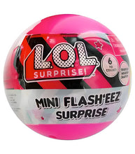 Load image into Gallery viewer, LOL Surprise Mini Flash ‘Eez toy packaging featuring bright colors and collectible characters.
