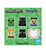 Load image into Gallery viewer, Mash&#39;ems Minecraft Series 1 collectible figures, featuring mystery capsules with iconic Minecraft characters.
