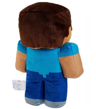 Load image into Gallery viewer, Minecraft 8&quot; Steve Plush toy detailed view.
