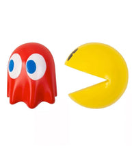 Load image into Gallery viewer, Pac-man Comic Ons wall heroes with decals featuring Pac-man and Ghosts figures.
