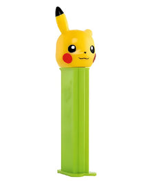 PEZ Pokemon Pikachu Green Dispenser & x2 Refills