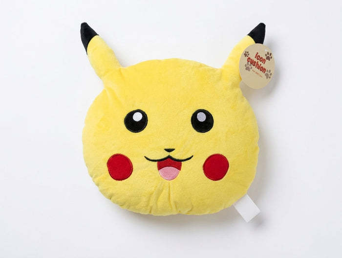 Icon Cushion Pikachu Face Plush Cushion