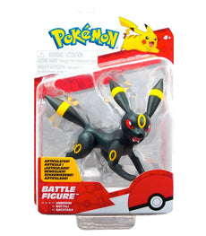 Pokemon Battle Figures - Umbreon toy in packaging with sleek design and glowing rings.
