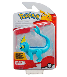 Pokemon Battle Figures - Vaporeon in dynamic pose in packaging.
