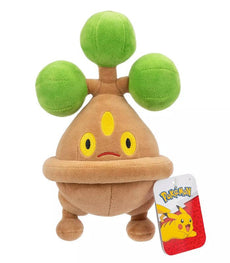 Pokemon 8 Inch Plush - Bonsly, soft and adorable tree-like replica, perfect collectible for fans.