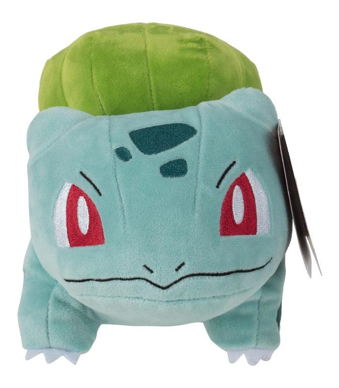 Bulbasaur Eyes Open 8" Plush Pokemon with green bulb and bright eyes.