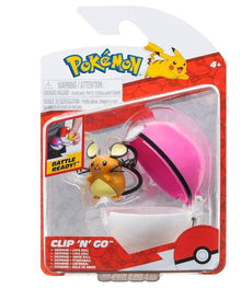 Pokemon Clip 'N' Go Dedenne with Love Ball set for young trainers.
