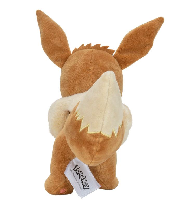 Eevee 8" Plush Pokemon from behind with tail