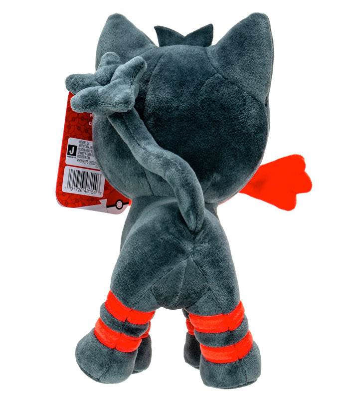 Litten 8" Pokemon Plush toy with vibrant orange and gray design.