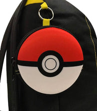 Load image into Gallery viewer, Pokemon Pikachu Backpack with Pokeball Case featuring colorful Pikachu design and padded straps.
