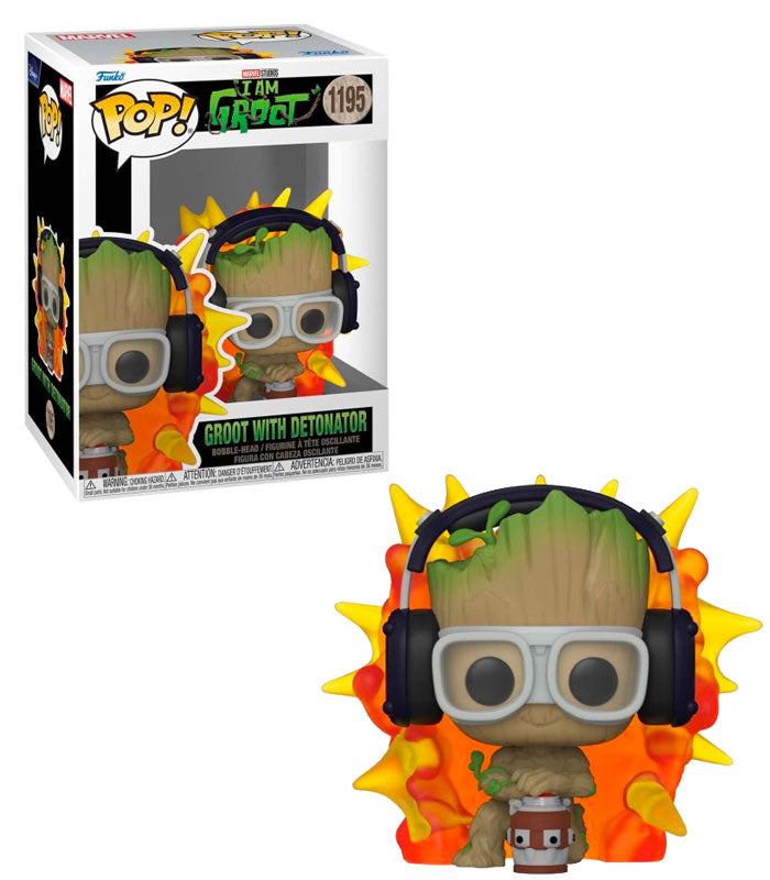 Marvel I Am Groot Pop! Vinyl Figure with Detonator - Guardians of the Galaxy Collectible.