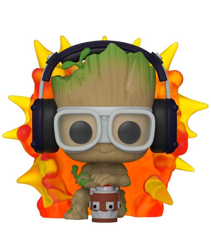 Vinyl Figure - Groot with Detonator, Marvel Pop! Collectible
