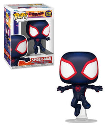Marvel Spider-Man Across The Spiderverse Pop! Vinyl Figure displaying dynamic stance.
