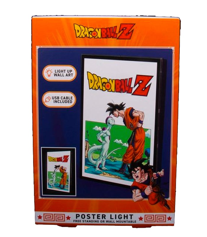Goku & Frieza A4 Poster Light from Dragon Ball Z packaging.