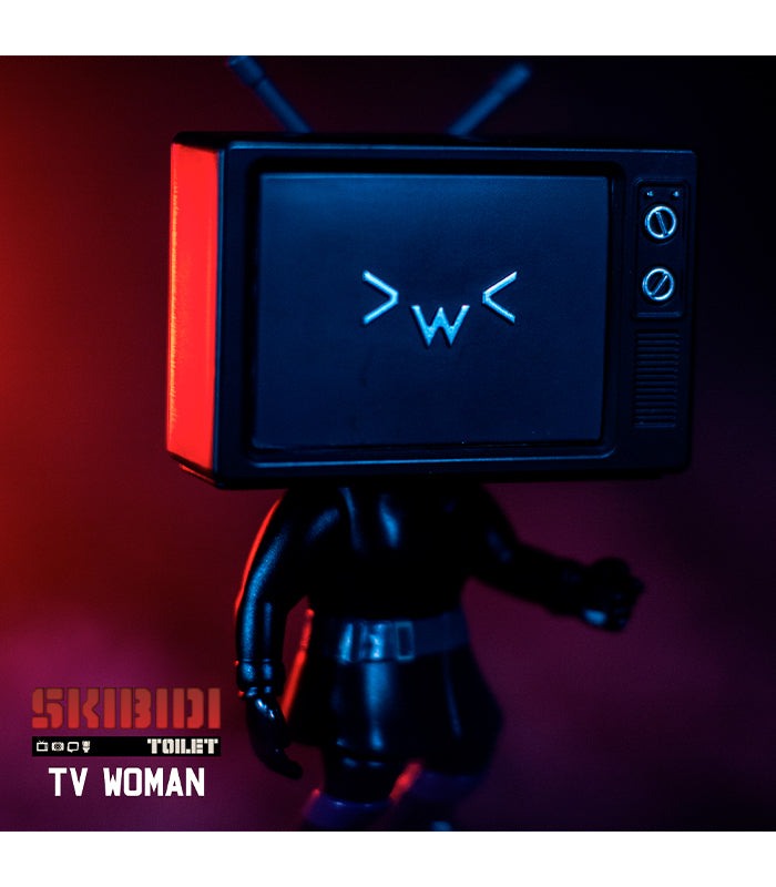 Skibidi Toilet Mystery Figure Series 1 - TV Woman character collectible.