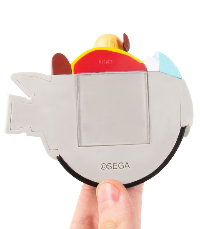 Sonic The Hedgehog Comic Ons Knuckles and Dr. Eggman wall-mountable figure with decals.