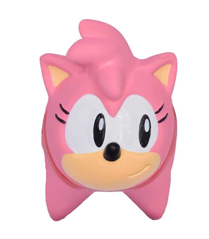 Sonic The Hedgehog Squishme pink character squishy toy from blind bag collection.