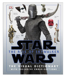 Star Wars The Rise of Skywalker The Visual Dictionary cover with characters and film elements.
